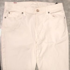 White 7 for all mankind jeans